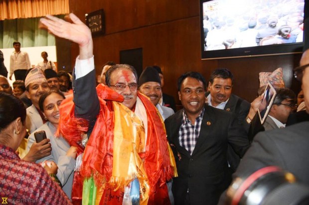 བལ་ཡུལ་གྱིས་གསར་དུ་བདམས་པའི་སྲིད་བློན་Pushpa Kamal Dahal་འམ་ཡོངས་གྲགས་སུ་Prachanda་མཆོག ༢༠༡༦།༨།༢ བལ་ཡུལ་གྱིས་གསར་དུ་བདམས་པའི་སྲིད་བློན་Pushpa Kamal Dahal་འམ་ཡོངས་གྲགས་སུ་Prachanda་མཆོག ༢༠༡༦།༨།༢