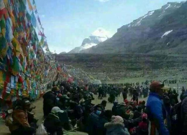 སྟོད་མངའ་རིས་དར་ཆེན་སྐུ་བཞེངས་ཞུ་སྐབས། ༢༠༡༥།༦།༢