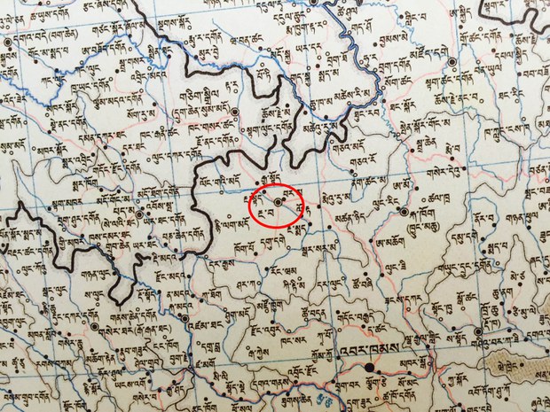 རྔ་བ་ཕྱོགས་ཀྱི་ས་ཁྲ།