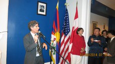 ཨ་རིའི་རྒྱལ་སར་འཁྲུངས་སྐར་གྱི་གསོལ་སྟོན་བཤམ་སྐབས། ༢༠༡༤།༧།༩