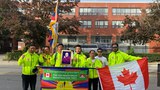 ཁེ་ཎ་ཌའི་ནང་གཞོན་སྐྱེས་ཁག་ཅིག་གིས་བོད་དོན་རྒྱང་རྒྱུག་གི་ལས་འགུལ་སྤེལ་བཞིན་འདུག