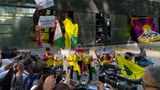 རྒྱ་ནག་ཕྱི་སྲིད་བློན་ཆེན་ལ་བོད་མིས་ངོ་རྒོལ།