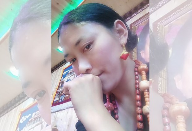 དགེ་རྒན་རིན་ཆེན་སྐྱིད་ལགས་དམ་དྲག་གསང་རྒྱ་དམ་པོའི་འོག་ཀློད་གྲོལ་བཏང་ཡོད་ཀྱང་ཁོ་མོའི་འཕྲོད་བསྟེན་གནས་སྟངས་ཤེས་རྟོག་ཐུབ་ཀྱི་མེད་པ་རེད།