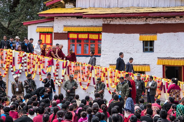 ༧གོང་ས་མཆོག་གིས་བོད་དང་ས་འབྲེལ་མོན་རྟ་དབང་དུ་མཛད་འཕྲིན་སྐྱོང་སྐབས། ༢༠༡༧།༤།༩