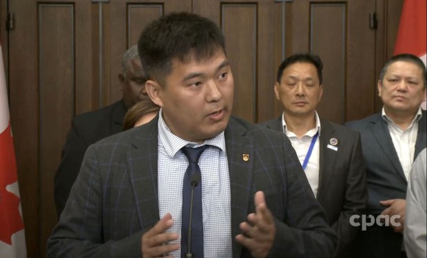 ཁེ་ན་ཌའི་གྲོས་ཚོགས་ཀྱི་གསར་འགོད་ལྷན་ཚོགས་ཐོག་བོད་མིའི་སྐུ་ཚབ་ཀྱིས་མཉམ་ཞུགས་གནང་སྟེ་བོད་ནང་གི་གནས་སྟངས་ངོ་སྤྲོད་གནང་འདུག