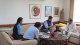 སྲིད་སྐྱོང་བློ་བཟང་སེངྒེ་མཆོག་དང་རྒྱ་གར་གྱི་རིག་གཞུང་བློན་ཆེན་མ་ཧེཤ་ཤརྨ་( Shri. MaheshSharma)མཆོག་རྣམ་གཉིས་མཇལ་འཕྲད་གནང་སྐབས། ༢༠༡༧།༤།༢༦