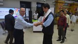 སྲིད་སྐྱོང་ནས་རྒྱ་གར་གྱི་དགེ་ལས་སློབ་ཕྲུག་ལ་གསུང་བཤད།