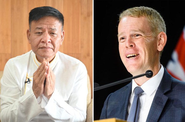 སྲིད་སྐྱོང་མཆོག་གིས་ནེའུ་ཛི་ལན་ཌིའི་སྲིད་བློན་གསར་བར་བོད་དོན་ཐད་སྔར་ལྷག་རྒྱབ་སྐྱོར་ཡོང་བའི་འབོད་སྐུལ་ཞུས་འདུག སྲིད་སྐྱོང་མཆོག་གིས་ནེའུ་ཛི་ལན་ཌིའི་སྲིད་བློན་གསར་བར་བོད་དོན་ཐད་སྔར་ལྷག་རྒྱབ་སྐྱོར་ཡོང་བའི་འབོད་སྐུལ་ཞུས་འདུག