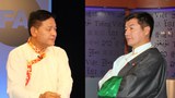བོད་མི་མང་སྤྱི་འཐུས་ཚོགས་གཙོ་སྤེན་པ་ཚེ་རིང་མཆོག་དང་བོད་མིའི་སྒྲིག་འཛུགས་ཀྱི་སྲིད་སྐྱོང་བློ་བཟང་སེང་གེ་མཆོག་རྣམ་གཉིས། ༢༠༡༥