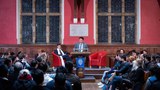 སྲིད་སྐྱོང་མཆོག་གིས་དབྱིན་ཡུལ་གྱི་(Oxford Union)་གླེང་སྟེགས་ཐོག་བོད་དོན་གཏམ་བཤད་གནང་འདུག