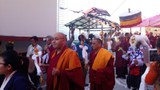 སྤྱི་འཐུས་ཚོགས་གཙོ་མཆོག་དང་ཆོས་རིག་བཀའ་བློན་གཉིས་ཀུ་ལུ་སྤང་དགོན་རི་ཁྲོད་དགོན་པའི་སློབ་གྲྭ་དབུ་འབྱེད་མཛད་སྒོར། ༢༠༡༧།༦།༣