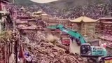 རྒྱ་ནག་གཞུང་གིས་གསེར་རྟ་བླ་རུང་ཆོས་སྒར་གྱི་གྲྭ་ཤག་གཏོར་བཤིག་གཏོང་བཞིན་པ། ༢༠༡༦།༡༢