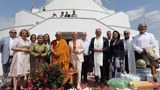 ཨའོསི་ཊིརི་ཡར་མཆོད་རྟེན་དབུ་འབྱེད་ཀྱི་མཛད་སྒོར་༧གོང་ས་མཆོག་གིས་གསུངས་འཕྲིན་བསྩལ་འདུག