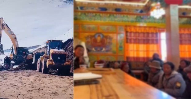 རྒྱ་ནག་གཞུང་གིས་འདས་པའི་ལོ་ངོ་གཉིས་ལྷག་རིང་ཆབ་མདོ་སྨར་ཁམས་རྫོང་དུ་གཏེར་ཁ་སྔོག་འདོན་གྱིས་ཁོར་ཡུག་གཏོར་སྐྱོན་ཤུགས་ཆེན་གཏོང་གི་ཡོད་པ། ས་གནས་བོད་མི་ཚོས་འགྲེལ་བརྗོད་གནང་གི་འདུག