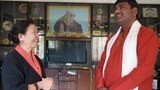 ལྷོ་ཨ་ཧྥི་རི་ཀའི་སི་ཝ་ནཱན་ཌའི་འཛམ་གླིང་ཞི་བདེ་ཐེབས་རྩའི་ཚོགས་གཙོ་མཆོག་གིས་སྤྱི་འཐུས་ལྷན་ཁང་དུ་འཚམས་གཟིགས་གནང་འདུག