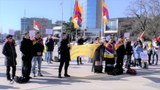 རྒྱལ་ཚོགས་མདུན་བོད་མི་ཚོས་ངོ་རྒོལ་སྐད་འབོད་དང་བོད་དོན་ཞུ་སྐུལ་གནང་འདུག