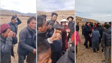 སྨར་ཁམས་ཕྱོགས་སུ་ས་ཆའི་བདག་དབང་གི་རྩོད་རྙོག་དང་འབྲེལ་རྒྱ་ནག་གི་ཉེན་རྟོག་པས་ཉུང་མཐར་བོད་མི་བཞི་འཛིན་བཟུང་བྱས་འདུག