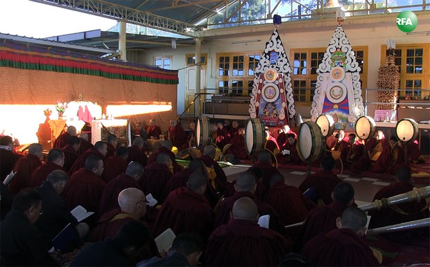 བཞུགས་སྒར་དུ་ལོ་གསར་ཚེས་གཅིག་གི་སྔ་མོར། ༢༠༡༧།༢།༢༧