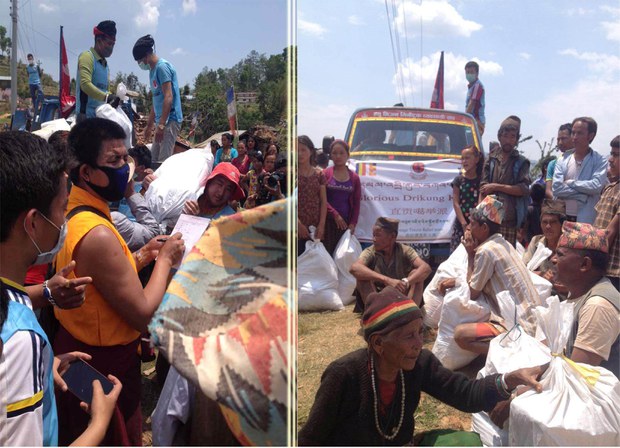 བོད་མི་དང་ནང་བའི་གྲྭ་བཙུན་ཚོས་བལ་ཡུལ་གྱི་གནོད་ཐེབས་ས་ཁུལ་ནང་རོཊ་སྐྱོར་གནང་བཞིན་པ། ༢༠༡༥།༥ བོད་མི་དང་ནང་བའི་གྲྭ་བཙུན་ཚོས་བལ་ཡུལ་གྱི་གནོད་ཐེབས་ས་ཁུལ་ནང་རོཊ་སྐྱོར་གནང་བཞིན་པ། ༢༠༡༥།༥