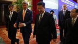 ཨ་རིའི་ཕྱི་སྲིད་དྲུང་ཆེ་John Kerryདང་རྒྱ་ནག་གི་སྲིད་འཛིན་གཉིས། ༢༠༡༤།༧།༩