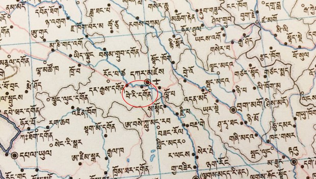 དཀར་མཛེས་ཕྱོགས་ཀྱི་ས་ཁྲ།
