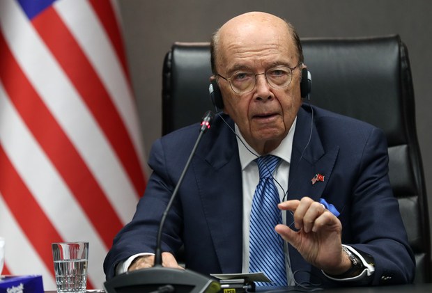 ཨ་རིའི་ཚོང་འབྲེལ་དྲུང་ཆེ་(Wilbur ross)་ལགས། ༢༠༡༩།༩།༡༠