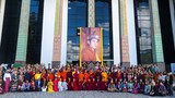 འབྲུག་ཡུལ་དུ་རྒྱལ་སྤྱིའི་གསང་སྔགས་རྡོ་རྗེ་ཐེག་པའི་བགྲོ་གླེང་ལྷན་ཚོགས་ཐེངས་བཞི་པ་ཚོགས་འདུག