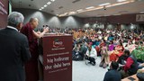 ༧གོང་ས་མཆོག་གིས་རྒྱ་གར་རྒྱལ་ཡོངས་བེུད་ཀྱི་ཚོང་པའི་ལྷན་ཚོགས་ལ་བཀའ་སློབ་གནང་སྐབས། ༢༠༡༧།༡།༢༡