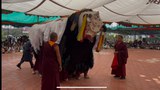 ༸རྒྱལ་བའི་སྐུ་ཕྱྭ་དང་བོད་བསྟན་སྲིད་སྤྱིའི་བདེ་ཐབས་ཆེད་རྫོང་དཀར་ཆོས་སྡེ་དགའ་ལྡན་འཕེལ་རྒྱས་གླིང་དུ་གཡག་བཟང་དུ་གྲགས་པའི་དགུ་གཏོར་གར་འཆམ།