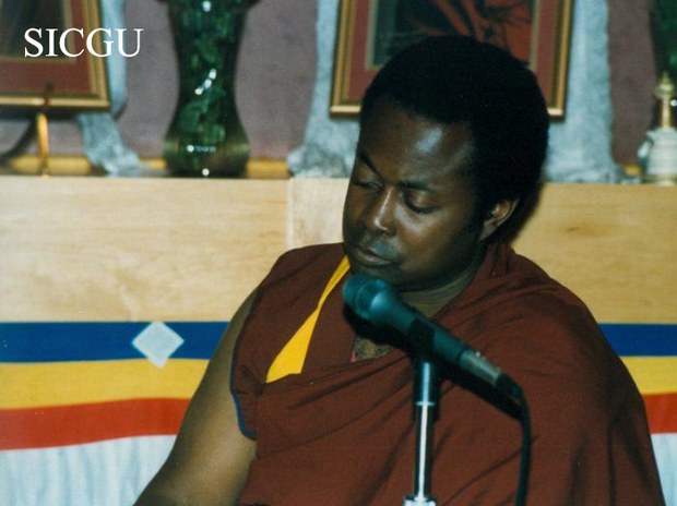 དགེ་བཤེས་བྱམས་པ་དཀོན་མཆོག་ལགས་ཀྱིས་ནང་ཆོས་ལ་དོ་དབྱིངས་སླེབས་སྟངས་སྐོར་གསུངས་བ།