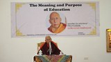 སློབ་དཔོན་ཟམ་གདོང་རིན་པོ་ཆེ་མཆོག་ནས་ལ་དྭགས་སུ་ཤེས་ཡོན་གི་གོ་དོན་ཐོག་བཀའ་སློབ།