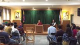 རྒྱ་གར་བྱང་ཤར་གྱི་མཐོ་རིམ་སློབ་ཕྲུག་ཁག་ཅིག་ལ་ནང་ཆོས་གོ་རྟོགས་དང་འབྲེལ་བའི་ལས་རིམ་སྤེལ་སྐབས། ༢༠༡༨།༡༠།༡༦