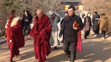 བཀའ་བློན་ཁྲི་ཟུར་ཟམ་གདོང་རིན་པོ་ཆེ་མཆོག་ལྷོ་ཀོ་རི་ཡའི་ལ་ཕེབས་ཡོད་པ།