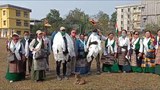 ཞི་བའི་གོམ་བགྲོད་པ་བསྟན་འཛིན་དོན་གྲུབ་ལགས་དང་བསྟན་འཛིན་ཉི་མ་ལགས་སཱ་ལུ་རྒ་རར་འབྱོར་ཡོད་པ།