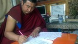 བླ་བྲང་དགོན་པའི་ནང་གི་དཀའ་ངལ་ངོ་སྤྲོད།