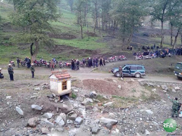 རེབ་གོང་གི་ཀོའུ་སྡེ་དང་ཉ་ལུང་སྡེ་བ་གཉིས་རྩྭ་ས་རྩོད་གླེང་བྱུང་ཡོད་པ།