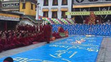 ས་འགུལ་གནོད་འཚེ་བྱུང་བར་མཆོད་འབུལ།