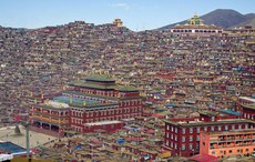 གསེར་རྟ་བླ་རུང་སྒར་གྱི་གྲྭ་བཙུན་ཕྱིར་འབུད་གཏོང་བཞིན་པ།