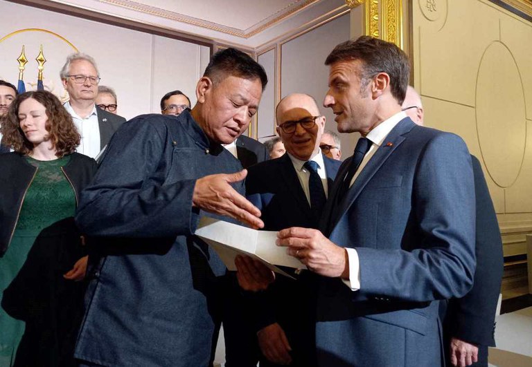 sikyong macron.jpg