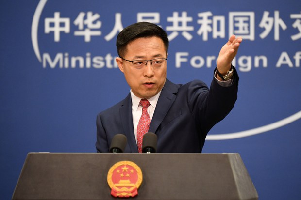 ཨ་རིས་བོད་དོན་ལ་རྒྱབ་སྐྱོར་གནང་བར་རྒྱ་ནག་གི་ངོས་ནས་སྐྱོན་བརྗོད།